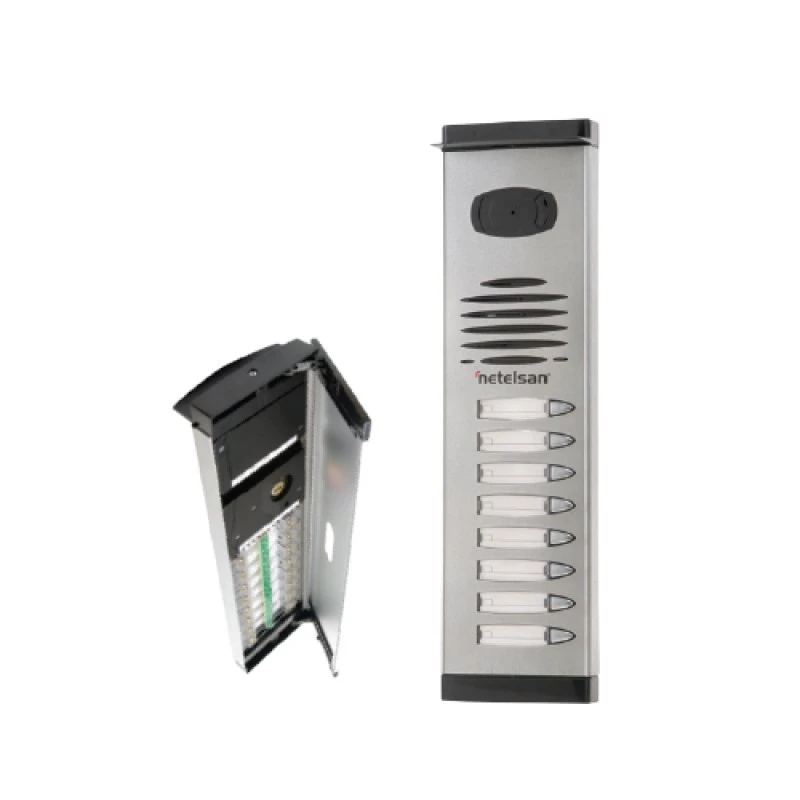 Tek Sıra Kameralı Zil Panelleri